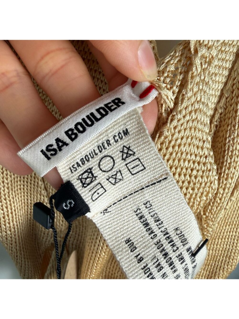 Isa Boulder First Argyle Mini Dress Coverup Champagne Illusion NWT S Resortwear - Picture 8 of 14